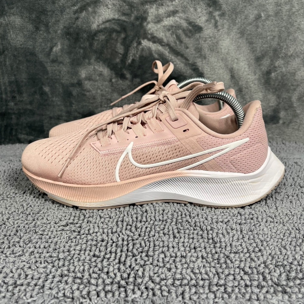 Nike Air Zoom Pegasus 38 Womens Pink Running Shoes CW7358-601 Size 8.5